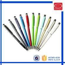 Quality iphone Screen Touch Metal Stylus Twist Ball Pens